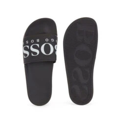 Boss Solar Logo Slide Sandals