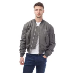 Off-White Diagonal Tab Bomber Jacket