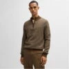 Boss H-Eltorino Quarter-Zip Sweater