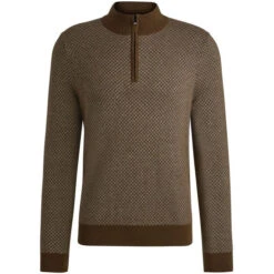 Boss H-Eltorino Quarter-Zip Sweater -House Of Fraser Shop 30020815 l a3