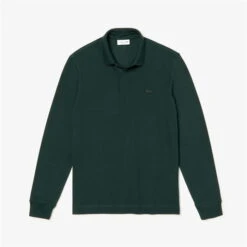 Lacoste Smart Paris Long Sleeve Stretch Cotton Polo Shirt