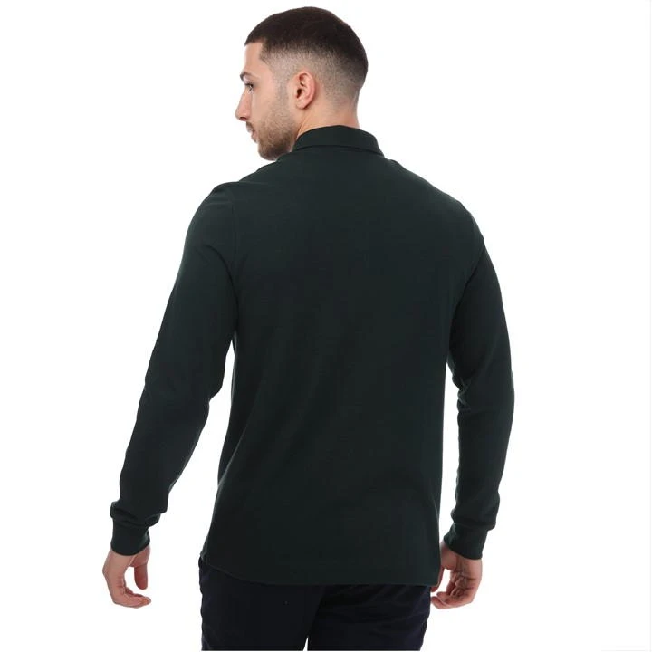 Lacoste Smart Paris Long Sleeve Stretch Cotton Polo Shirt 4 Lacoste Smart Paris Long Sleeve Stretch Cotton Polo Shirt - Image 2