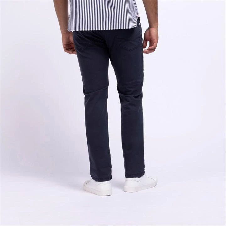 Eden Park Navy Blue Stretch 5 Pockets Trousers 5 Eden Park Navy Blue Stretch 5 Pockets Trousers - Image 3