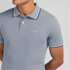 Eden Park Plain Blue Short-sleeved Polo Shirt -House Of Fraser Shop 30992018 l a2
