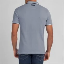 Eden Park Plain Blue Short-sleeved Polo Shirt -House Of Fraser Shop 30992018 l a3