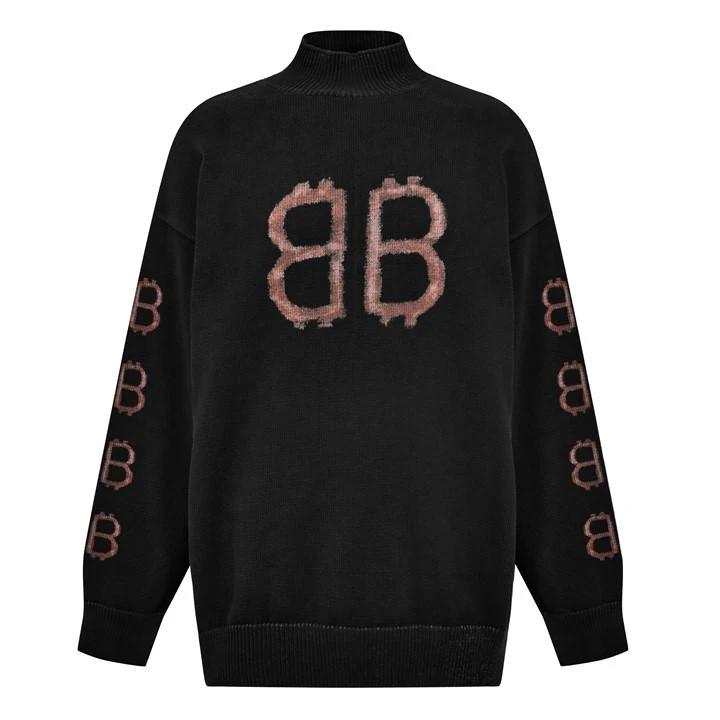 Balenciaga Crypto Bb-Print Hoodie 4 Balenciaga Crypto Bb-Print Hoodie - Image 2