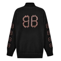 Balenciaga Crypto Bb-Print Hoodie 16 Balenciaga Crypto Bb-Print Hoodie -House Of Fraser Shop 31172503 l a10