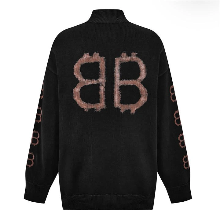 Balenciaga Crypto Bb-Print Hoodie 10 Balenciaga Crypto Bb-Print Hoodie - Image 8