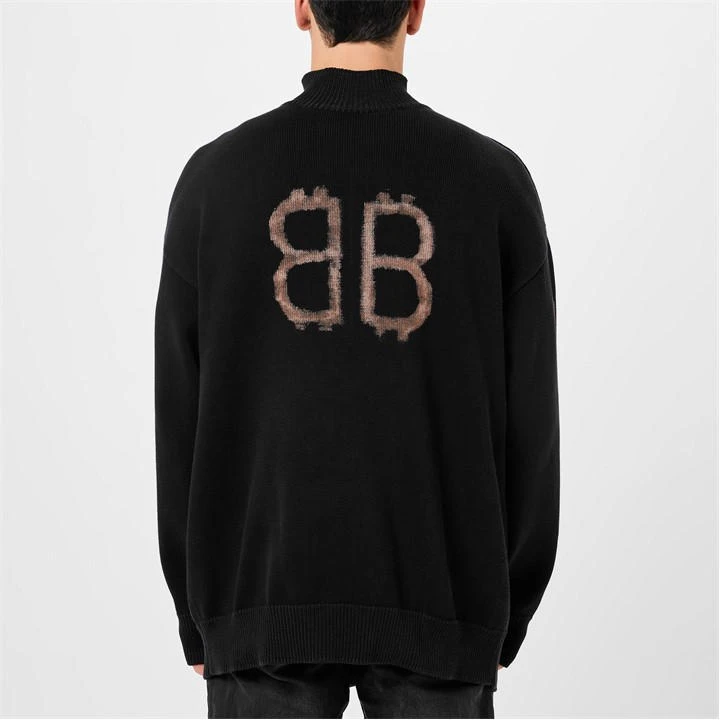 Balenciaga Crypto Bb-Print Hoodie 6 Balenciaga Crypto Bb-Print Hoodie - Image 4