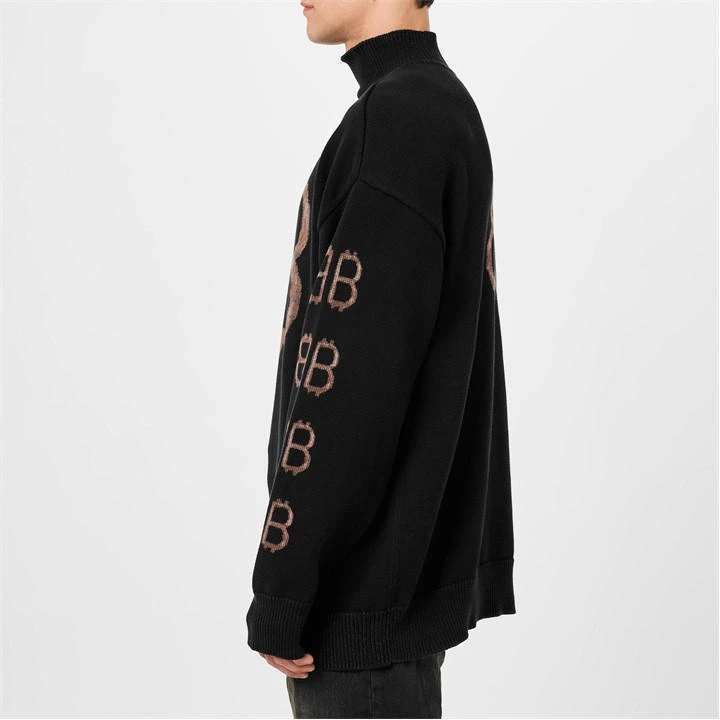 Balenciaga Crypto Bb-Print Hoodie 7 Balenciaga Crypto Bb-Print Hoodie - Image 5