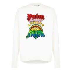 Palm Angels Rainbow Logo-Print Jumper
