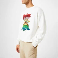Palm Angels Rainbow Logo-Print Jumper -House Of Fraser Shop 31258604 l a2