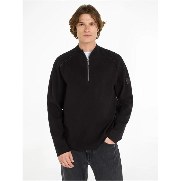 Calvin Klein MILANO STITCH QUARTER ZIP 4 Calvin Klein MILANO STITCH QUARTER ZIP - Image 2