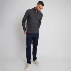 Threadbare Basket Stitch Detail Knitted Quarter Zip Jumper -House Of Fraser Shop 31524802 l a2