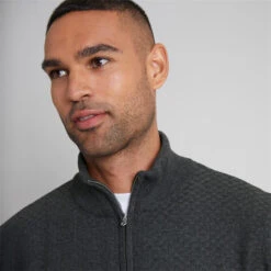 Threadbare Basket Stitch Detail Knitted Quarter Zip Jumper -House Of Fraser Shop 31524802 l a3