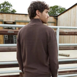 Threadbare Basket Stitch Detail Knitted Quarter Zip Jumper -House Of Fraser Shop 31524805 l a1