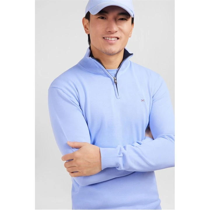 Eden Park Navy Blue Cotton Jersey Jumper - 4 Eden Park Navy Blue Cotton Jersey Jumper - - Image 2