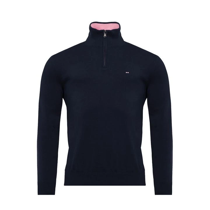 Eden Park Navy Blue Cotton Jersey Jumper - 8 Eden Park Navy Blue Cotton Jersey Jumper - - Image 6