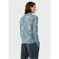 Emporio Armani Print Sweater -House Of Fraser Shop 32489715 l a2