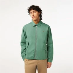 Lacoste Gabardine Zip-Up Jacket