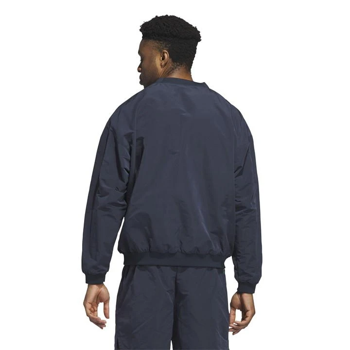 ADIDAS Basketball Woven Crewneck Sweatshirt Mens 8 ADIDAS Basketball Woven Crewneck Sweatshirt Mens - Image 6