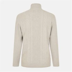 Threadbare Quarter Zip Cable Knit Jumper Mens -House Of Fraser Shop 32747469 l a1