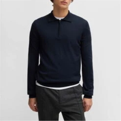 Hugo San Pepe Polo Collar Sweater -House Of Fraser Shop 32784118 l a3