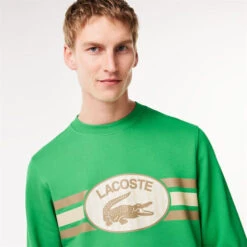 Lacoste Monogram Logo Sweatshirt -House Of Fraser Shop 33044315 l a1