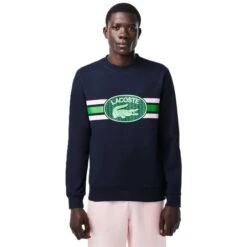 Lacoste Monogram Logo Sweatshirt -House Of Fraser Shop 33044318 l