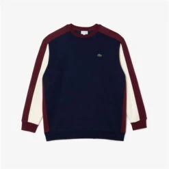 Lacoste Colour Block Crew Neck Sweatshirt