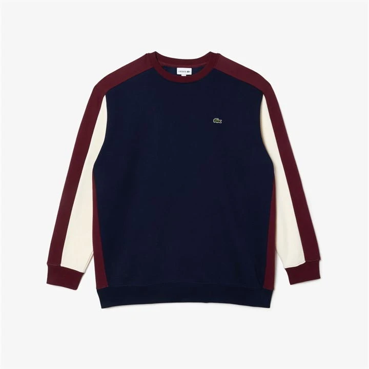 Lacoste Colour Block Crew Neck Sweatshirt 3 Lacoste Colour Block Crew Neck Sweatshirt