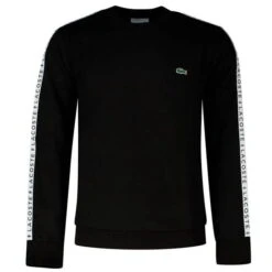 Lacoste Logo Strip Crew Neck Jumper