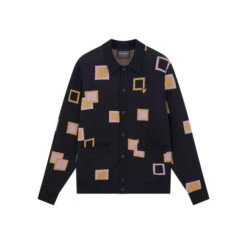 Square Knit Cardigan