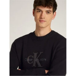 Calvin Klein Jeans CHENILLE MONOLOGO SWEATER 12 Calvin Klein Jeans CHENILLE MONOLOGO SWEATER -House Of Fraser Shop 33250503 l a4