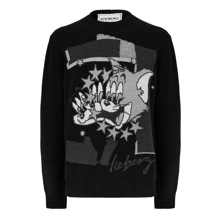 Iceberg Cartoon Graphic Knit Jumper 7 Iceberg Cartoon Graphic Knit Jumper - Image 5
