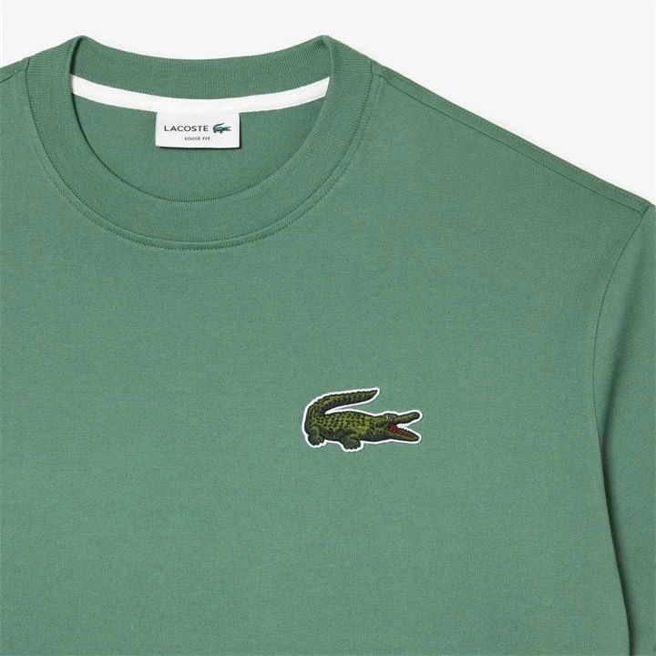Lacoste Loose Fit Large Crocodile Organic T-Shirt 4 Lacoste Loose Fit Large Crocodile Organic T-Shirt - Image 2