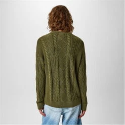 Jack Wills Acid Wash Cable Knit Jumper -House Of Fraser Shop 34938215 l a3