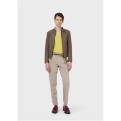 Emporio Armani Textured Biker Jacket