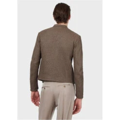 Emporio Armani Textured Biker Jacket 9 Emporio Armani Textured Biker Jacket -House Of Fraser Shop 50056404 l a2