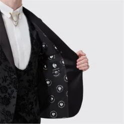 Fleet Skinny Fit Flocked Jacket -House Of Fraser Shop 52005102 l a4