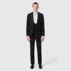 Fleet Skinny Fit Flocked Jacket -House Of Fraser Shop 52005102 l a6