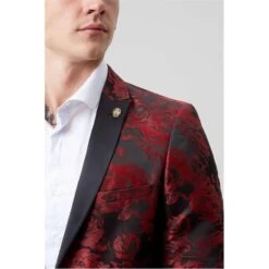 Ersat Skinny Fit Floral Tux Jacket 9 Ersat Skinny Fit Floral Tux Jacket -House Of Fraser Shop 52018808 l a2