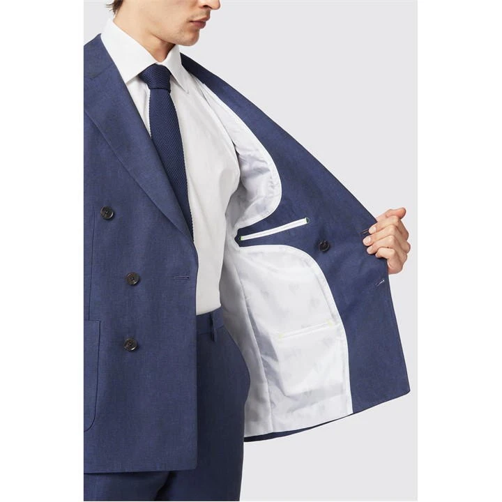 Fairmont Slim Fit Linen Suit Jacket 6 Fairmont Slim Fit Linen Suit Jacket - Image 4