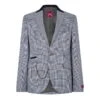 Exeter Slim Fit Grey Check Suit Jacket