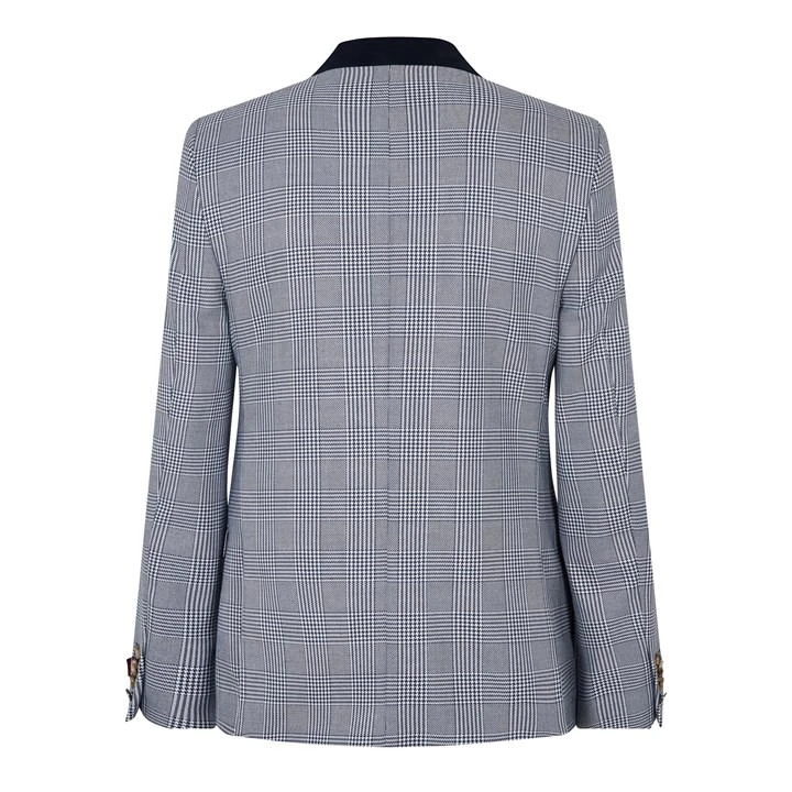 Exeter Slim Fit Grey Check Suit Jacket 4 Exeter Slim Fit Grey Check Suit Jacket - Image 2