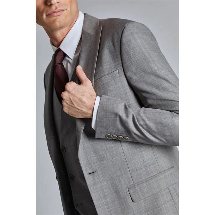 Ted Baker Indus Slim Fit Check Suit Jacket 7 Ted Baker Indus Slim Fit Check Suit Jacket - Image 5