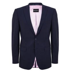 Kilburn Navy Slim Fit Suit Jacket - Italian Fabric