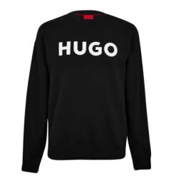 Hugo Sweatshirt In Organic Interlock Cotton -House Of Fraser Shop 52373003 l