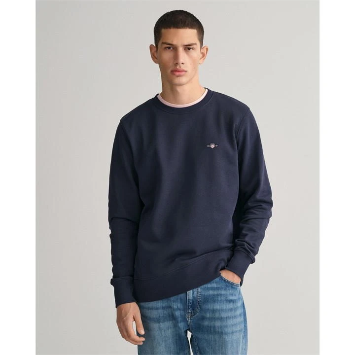 Gant Shield Crew Neck Sweatshirt 9 Gant Shield Crew Neck Sweatshirt - Image 7