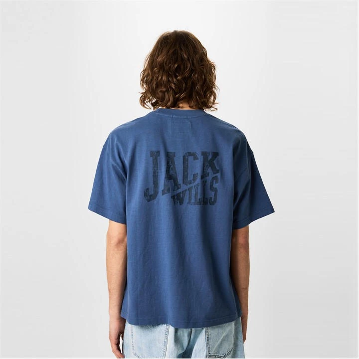Jack Wills Stacked Logo T-Shirt 6 Jack Wills Stacked Logo T-Shirt - Image 4